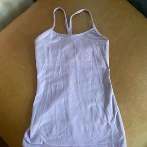 Lululemon Power Y Lavender Tank Top
